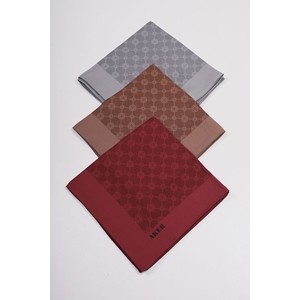 Aker Elegance Monogram Eşarp - Desen-05