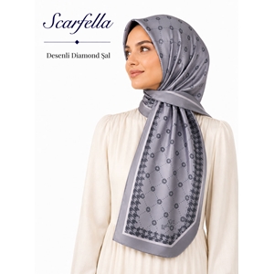 Scarfella Desenli Diamond Şal - Desen-04