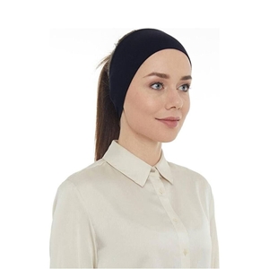 Scarfella Silikonlu Bandana Bone - Siyah