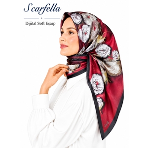 Scarfella Dijital Soft Eşarp - Desen-99
