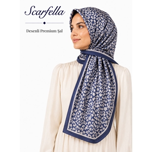 Scarfella Desenli Premium Şal - Desen-23