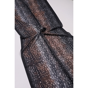 Scarfella Desenli Silk Licra Şal - Desen-10