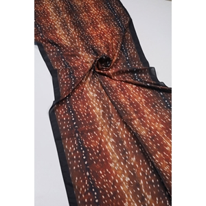 Scarfella Desenli Silk Licra Şal - Desen-10