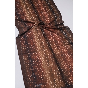 Scarfella Desenli Silk Licra Şal - Desen-10