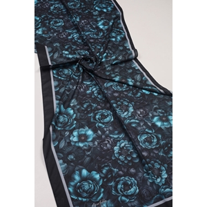 Scarfella Desenli Silk Licra Şal - Desen-11
