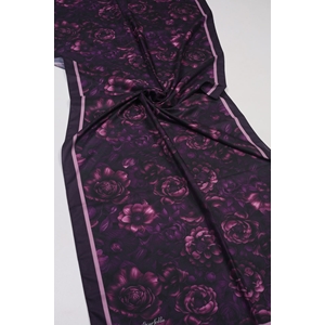 Scarfella Desenli Silk Licra Şal - Desen-11