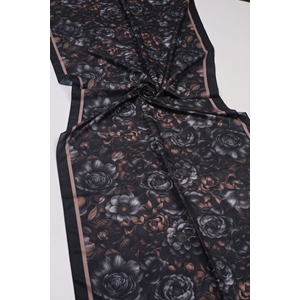 Scarfella Desenli Silk Licra Şal - Desen-11