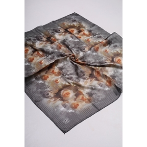 Levidor Desenli Kristal Eşarp - Desen-61 - Renk-01