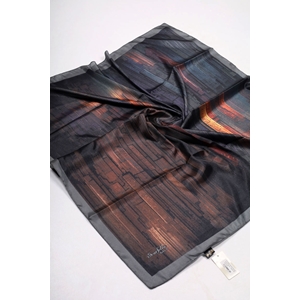 Scarfella Hybrid Desenli Kristal Eşarp - Desen-02