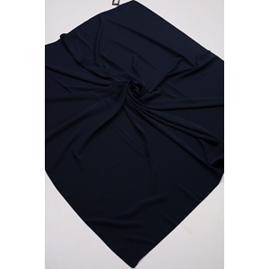 Madame Polo 120 Cm Medine İpeği Eşarp - Siyah