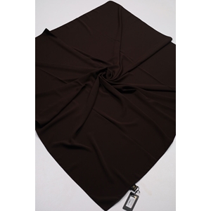 Madame Polo 120 Cm Medine İpeği Eşarp - Siyah