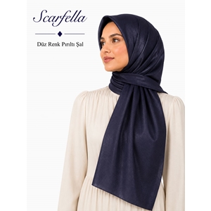 Scarfella Düz Renk Pırıltı Şal - Desen-01