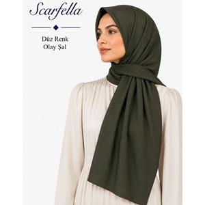 Scarfella Düz Renk Olay Şal - Desen-02