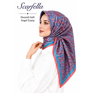 Scarfella Desenli Soft Angel Eşarp - Desen-77