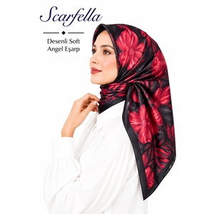 Scarfella Desenli Soft Angel Eşarp - Desen-78