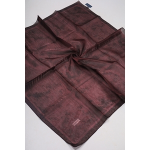 Piramit Desenli Simli Bantlı Abiye Eşarp - Desen-01