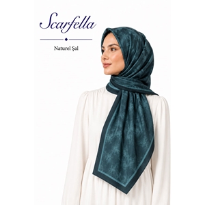 Scarfella Desenli Naturel Şal - Desen-166