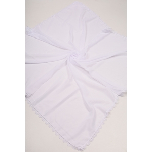 Baysem Hacı Tülbenti 110 cm. Dikişli - Desen-02