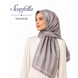 Scarfella Desenli Diamond Şal - Desen-05