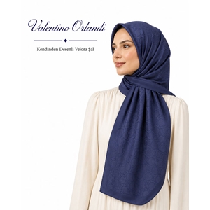 Valentino Orlandi Kendinden Desenli Velora Şal - Desen-01