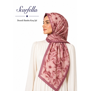 Scarfella Desenli Bambu Kraş Şal - Desen-20