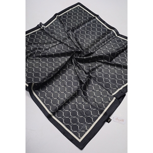 Scarfella Hybrid Desenli Kristal Eşarp - Desen-17 - Renk-01