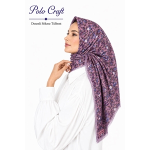 Polo Craft Desenli Sökme Tülbent - Desen-01