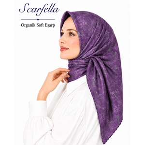 Scarfella Organik Soft Eşarp - Desen-11