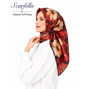 Scarfella Organik Soft Eşarp - Desen-12