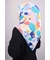 Hint İpek Desenli Otantik Eşarp - Desen-01