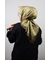 Hint İpek Kendinden Desenli Monogram Eşarp - Desen-05