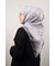 Hint İpek Kendinden Desenli Monogram Eşarp - Desen-05