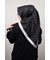 Hint İpek Kendinden Desenli Monogram Eşarp - Desen-05