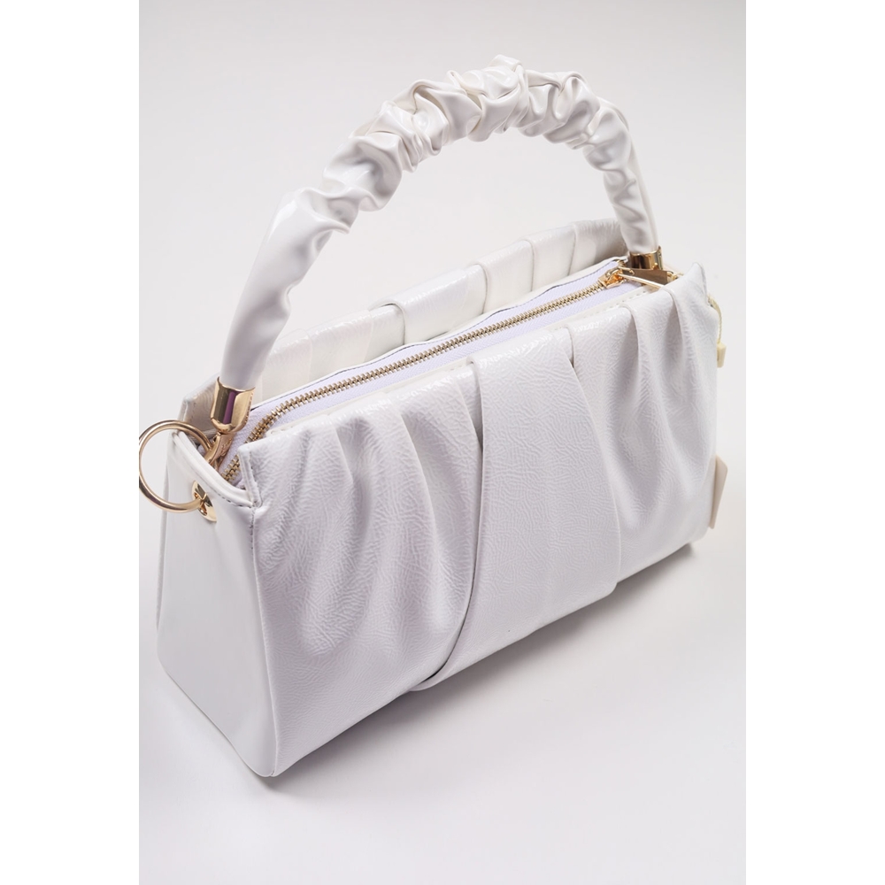 Levidor 930074 Bayan Çanta - Beyaz Rugan