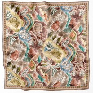 Belli Twill Saf İpek Eşarp - 2025-2026 Sonbahar-Kış 4216D (T)