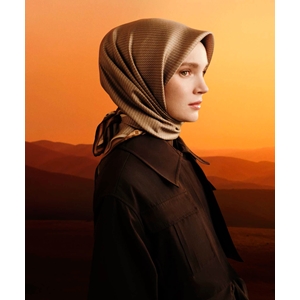 Armine Dj Sura Saf İpek Eşarp - 2025-2026 Sonbahar-Kış 9401D (S)