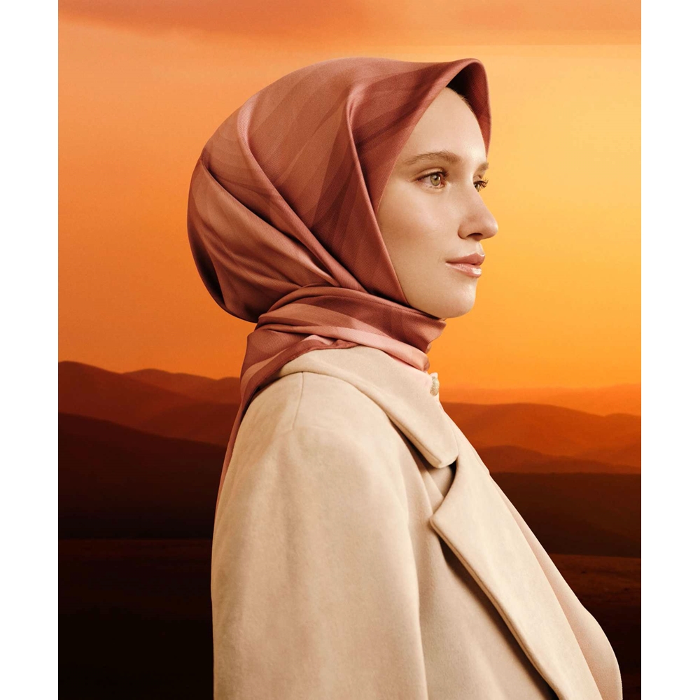 Armine Dj Sura Saf İpek Eşarp - 2025-2026 Sonbahar-Kış 9402D (S)