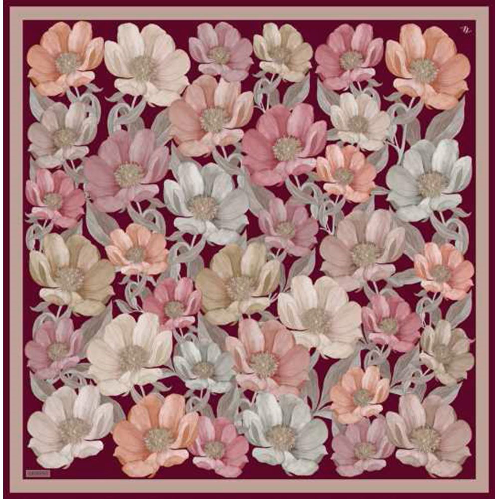 Armine Dj Sura Saf İpek Eşarp - 2025-2026 Sonbahar-Kış 9403D (S) - Renk-36