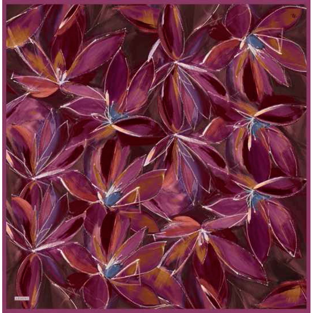 Armine Dj Sura Saf İpek Eşarp - 2025-2026 Sonbahar-Kış 9406D (S) - Renk-35