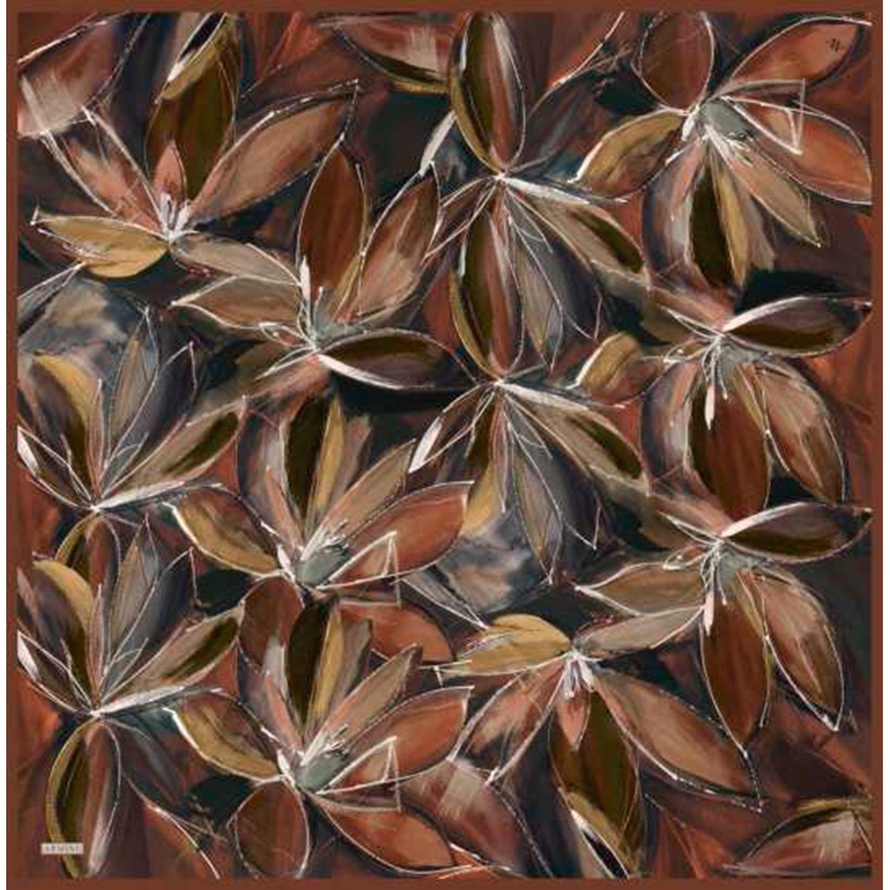 Armine Dj Sura Saf İpek Eşarp - 2025-2026 Sonbahar-Kış 9406D (S) - Renk-35