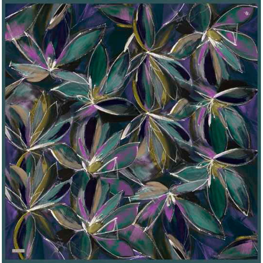 Armine Dj Sura Saf İpek Eşarp - 2025-2026 Sonbahar-Kış 9406D (S) - Renk-35