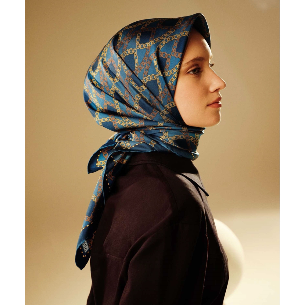 Armine Dj Sura Saf İpek Eşarp - 2025-2026 Sonbahar-Kış 9410D (S)
