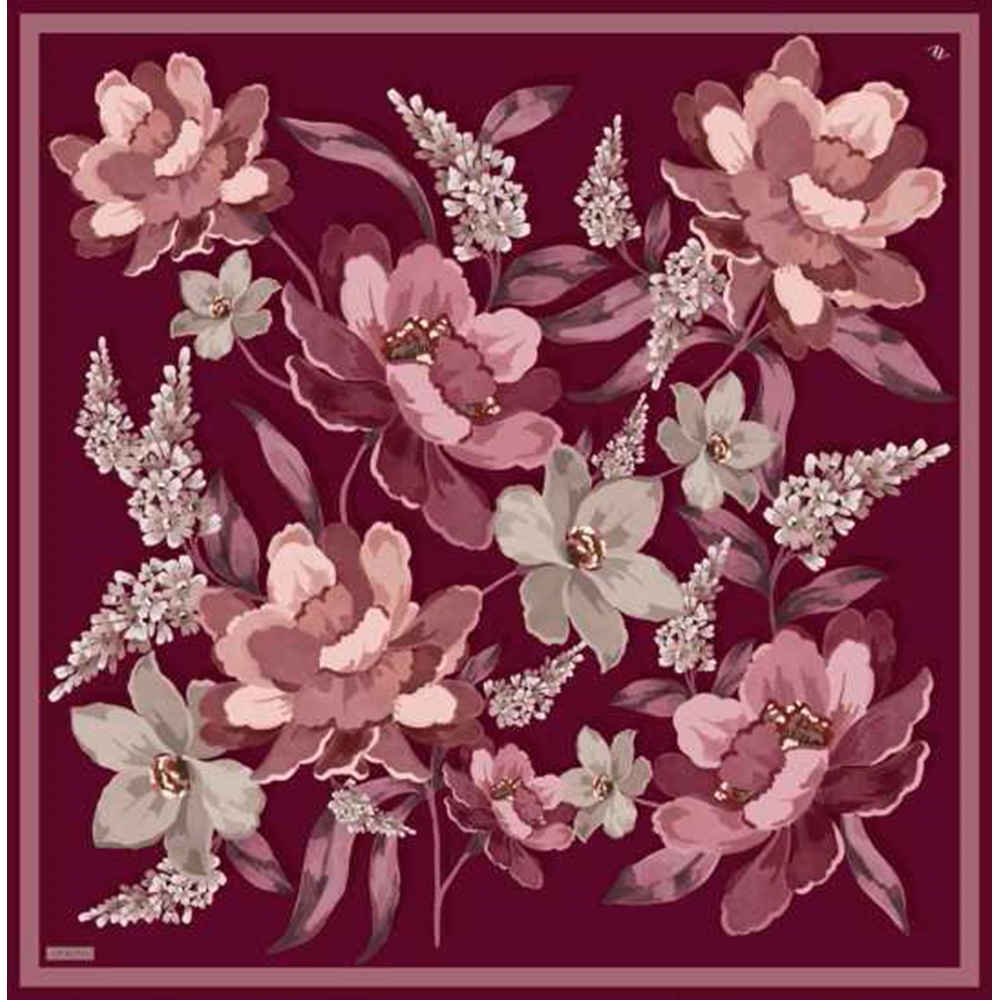 Armine Dj Sura Saf İpek Eşarp - 2025-2026 Sonbahar-Kış 9414D (S) - Renk-84