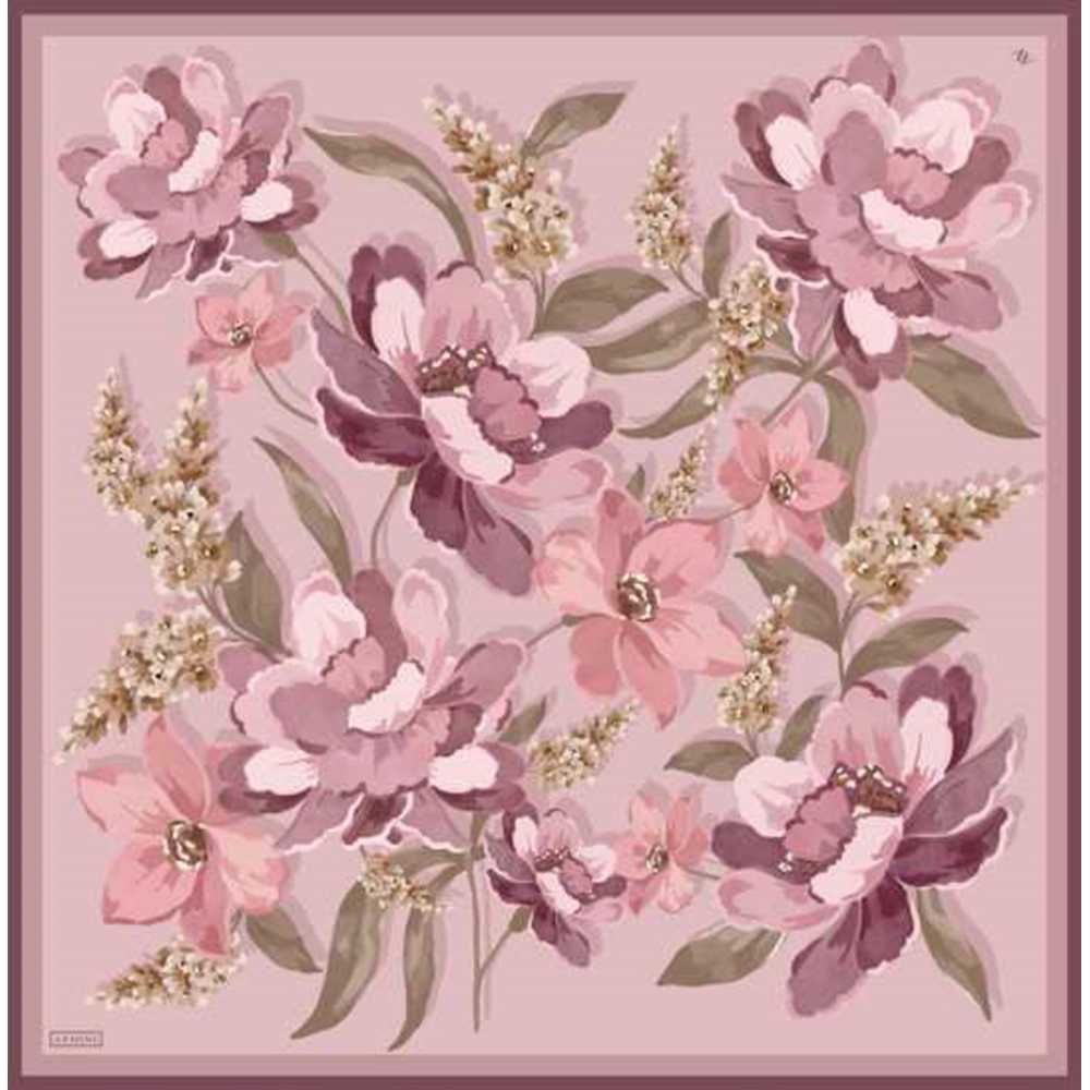 Armine Dj Sura Saf İpek Eşarp - 2025-2026 Sonbahar-Kış 9414D (S) - Renk-84