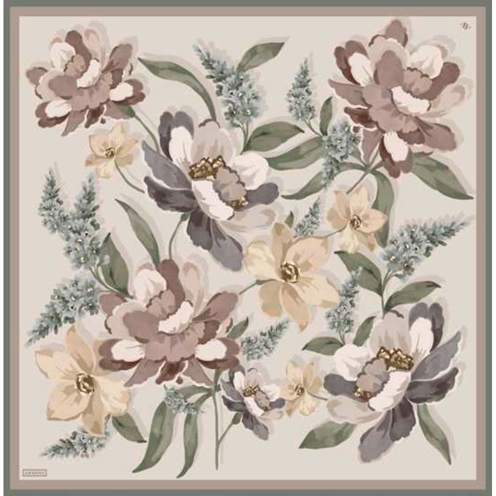 Armine Dj Sura Saf İpek Eşarp - 2025-2026 Sonbahar-Kış 9414D (S) - Renk-84