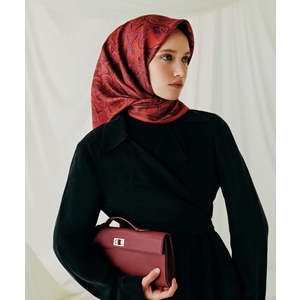 Armine Dj Sura Saf İpek Eşarp - 2025-2026 Sonbahar-Kış 9421D (S)