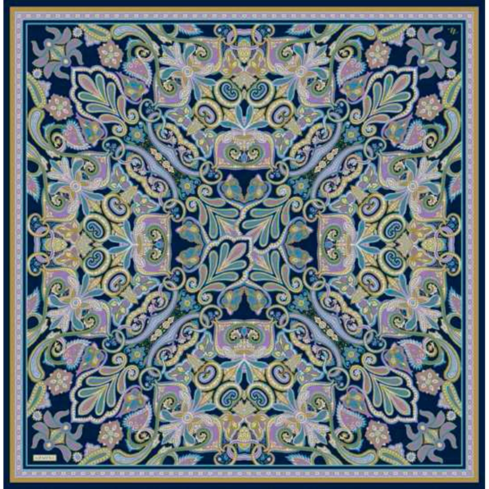 Armine Dj Sura Saf İpek Eşarp - 2025-2026 Sonbahar-Kış 9421D (S) - Renk-34