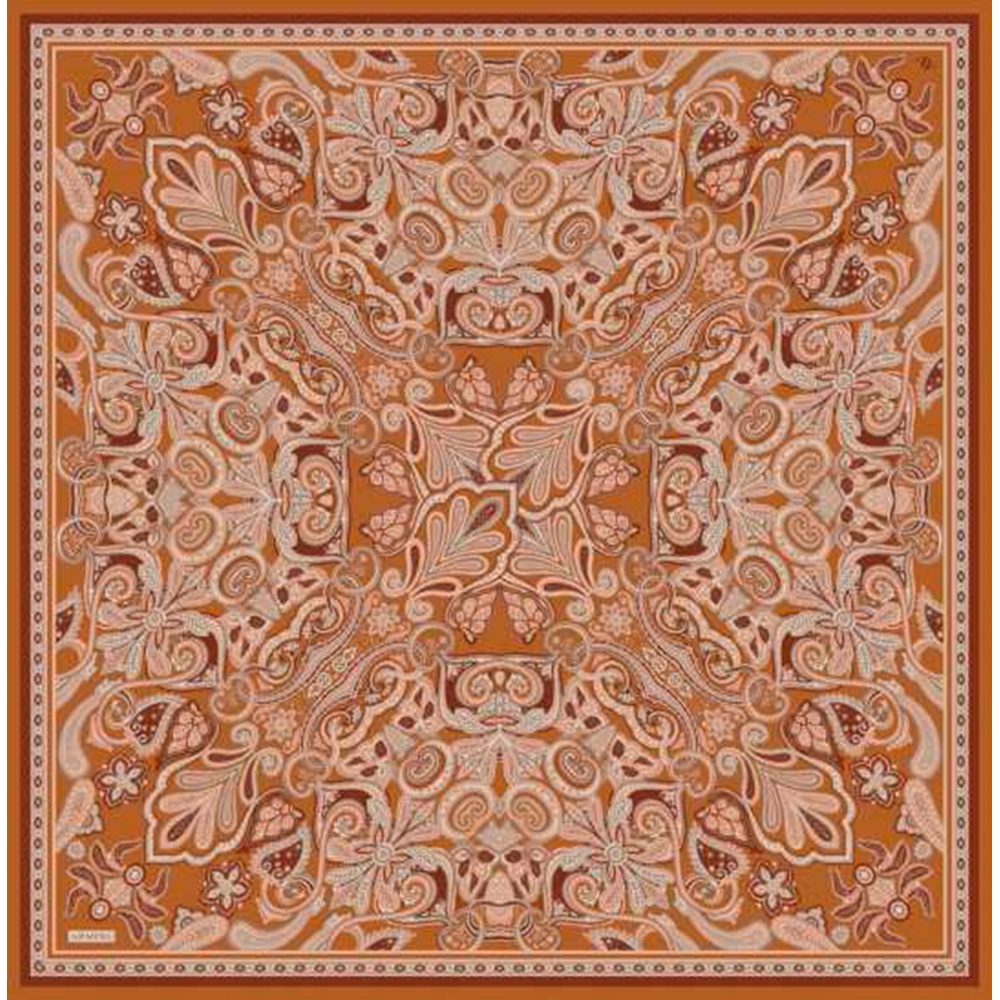 Armine Dj Sura Saf İpek Eşarp - 2025-2026 Sonbahar-Kış 9421D (S) - Renk-34