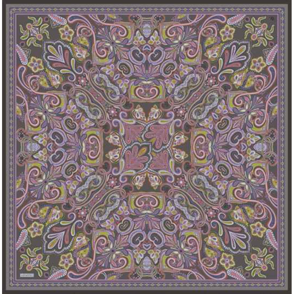 Armine Dj Sura Saf İpek Eşarp - 2025-2026 Sonbahar-Kış 9421D (S) - Renk-34