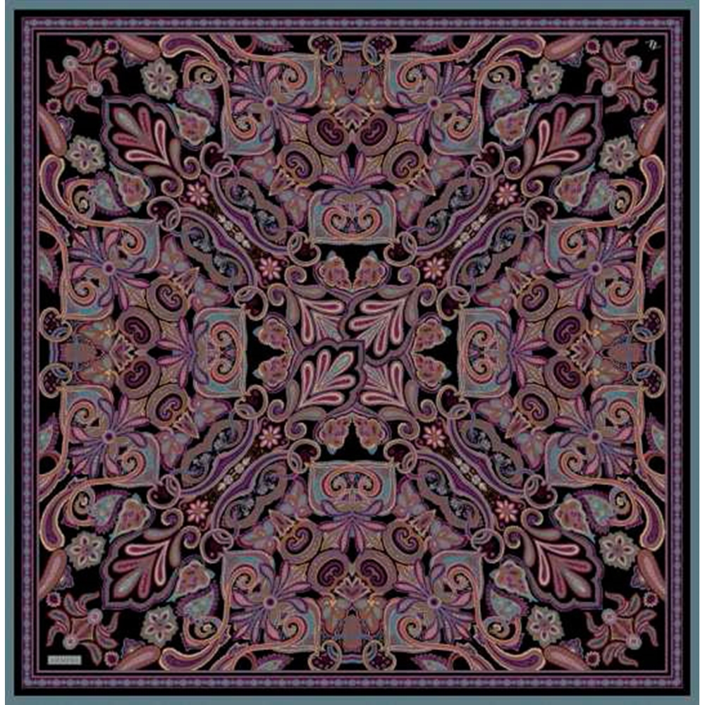 Armine Dj Sura Saf İpek Eşarp - 2025-2026 Sonbahar-Kış 9421D (S) - Renk-34